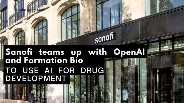 Sanofi teams up with OpenAI and Formation Bio to use AI for drug development.